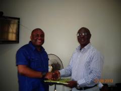 PRESENTATION OF GIFT 