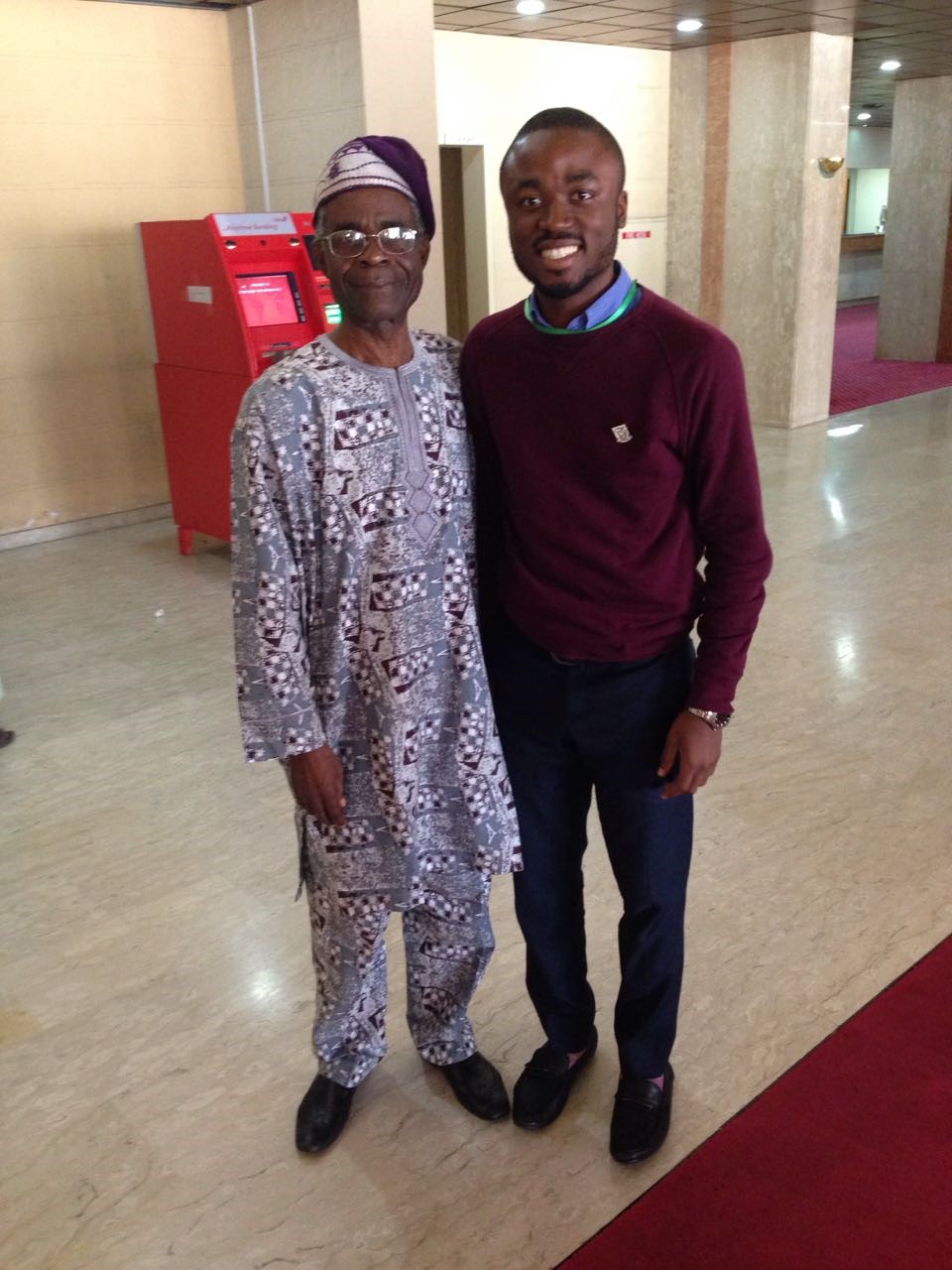 Professor Akin Iwayemi and Ayooluwa Adewole