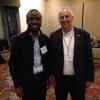 Ayooluwa and Professor Lester Hunt, Editor of The IAEE Energy Journal and Professor of Energy Economics, University of Surrey, United Kingdom