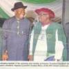 PROF. AKIN IWAYEMI THE PRESIDENT OF NES AND PRINCIPAL INVESTIGATOR CPEEL WITH THE PRESIDENT OF THE FEDERAL REPUBLIC OF NIGERIA 